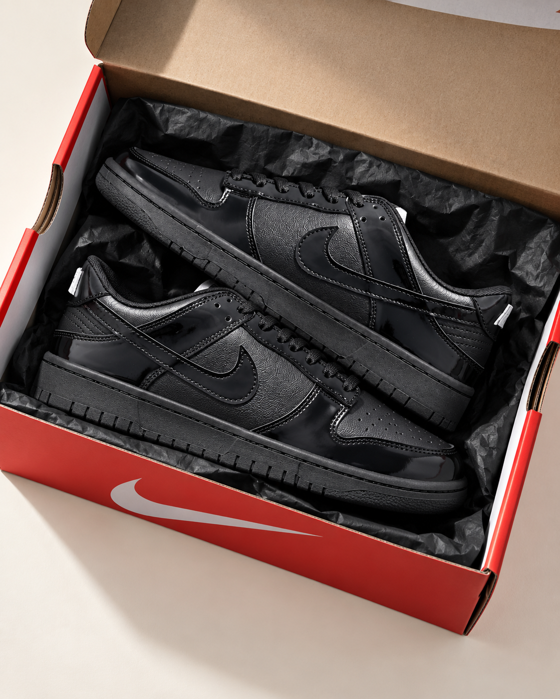 LOW DUNK PATENT BRED BLACK