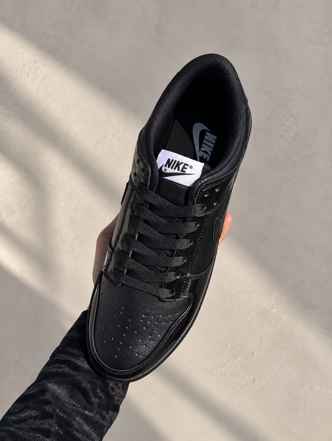 LOW DUNK PATENT BRED BLACK